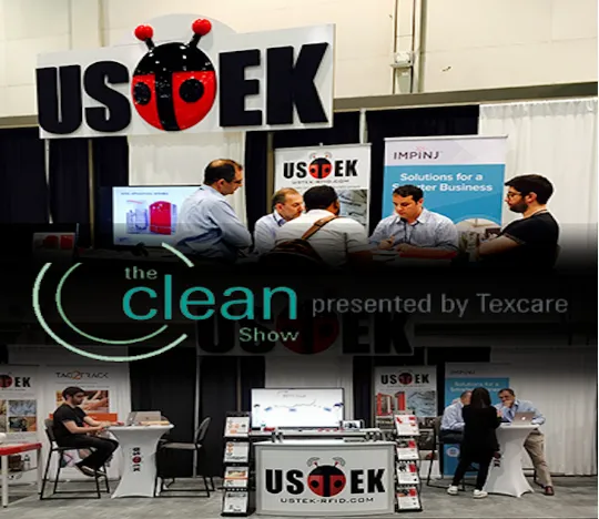 USTEK stand at the Clean Show, Las Vegas