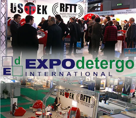 USTEK stand at Expodetergo International, Milan