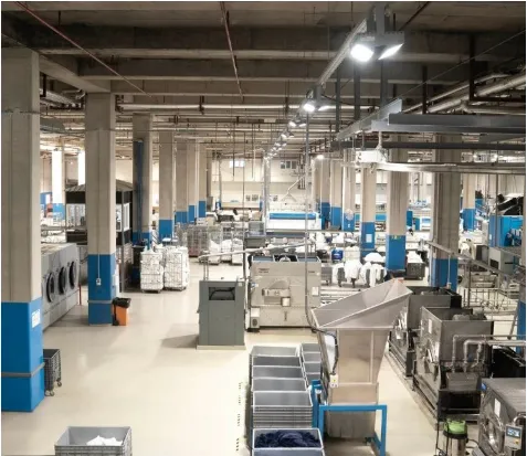 PAK Laundry production floor